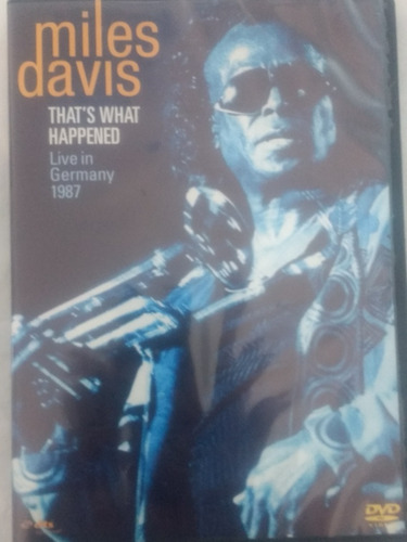 Miles Davis That's What Happened Live In Germany 1987 Dvd (Usado)