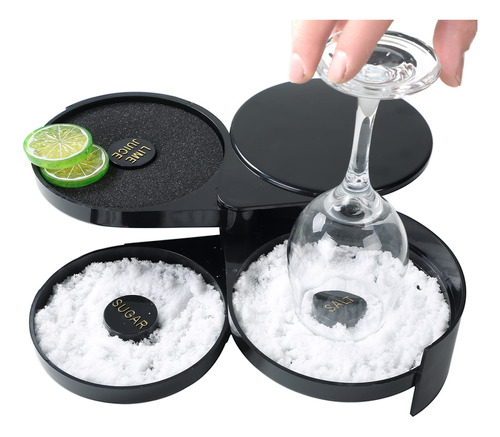 Natgai Barman Tool Cocktail Margarita Glass Rimmer 3 Tier Su