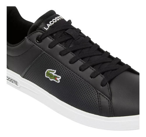 Tenis Lacoste Lite Base Negro Casual Comodo Hombre Original