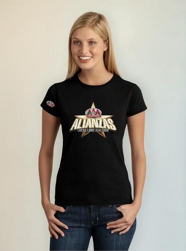 Playera Deportiva Mujer Lucha Libre Aaa Alianzas