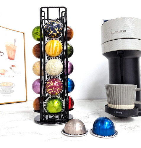 Soporte Metálico Para Cápsulas Café Para Nespresso Vertuo