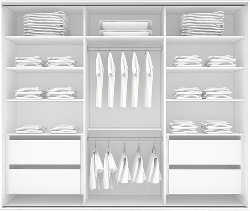 Imagen 4 de 4 de Placard 3 Puertas Ropero Placares Dormitorios Divino