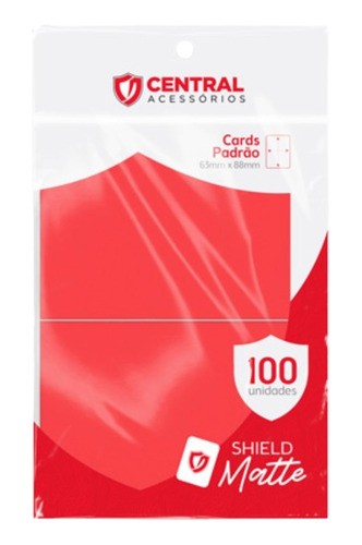 Sleeve Shield Central 100 Un. Para Magic E Pokemon 66x91 Mm