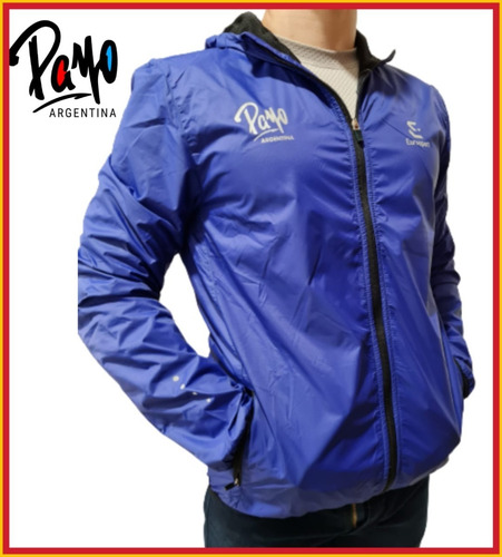 Imagen 2 de 6 de Campera Payo Impermeable Reompevientos Abrigo Con Capucha