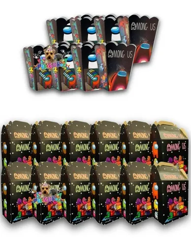 comprar Kit Fiesta Dulceros Y Palomero 30 Pz Personajes 15 Invitados