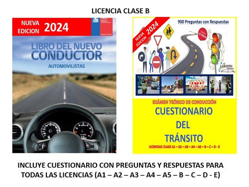 Nuevo Conductor +nuevo Cuestionario Licencia Clase A B C D E