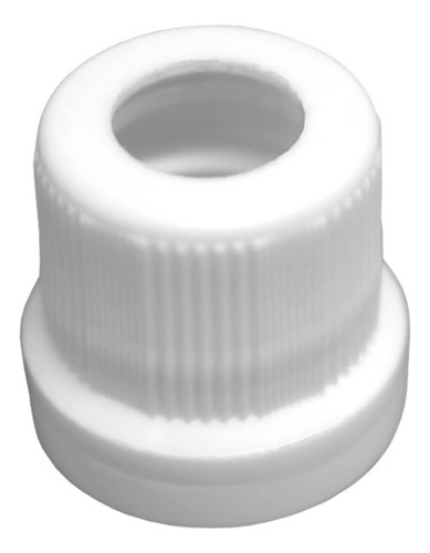 Tampa Para Recipiente  Pires Embalagens Tampa Lacre 18mm Furada Branco De 21.7mm De Comprimento X 24cm De Largura X 24mm De Diâmetro