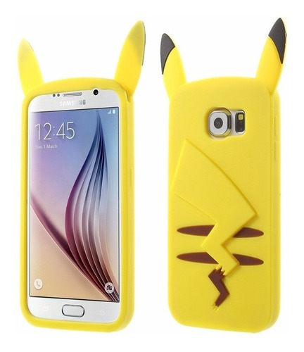 Case Protector Funda Carcasa Pokemon Pikachu Samsung S7 Edge