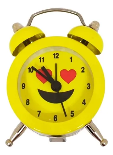 Reloj Despertador Campana Mini Gratis Baterias X1und