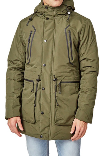 Campera Parka Hombre Impermeable Termica Abrigada - Briganti