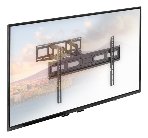 Soporte Para Pantalla Base Tv Movil Extensible 37-80 PuLG Color Negro