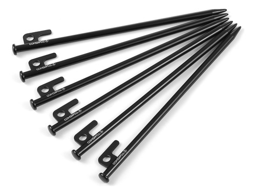 Pinzas Para Tienda De Campaña Tomshoo, 8 Pulgadas/12 Pulgada