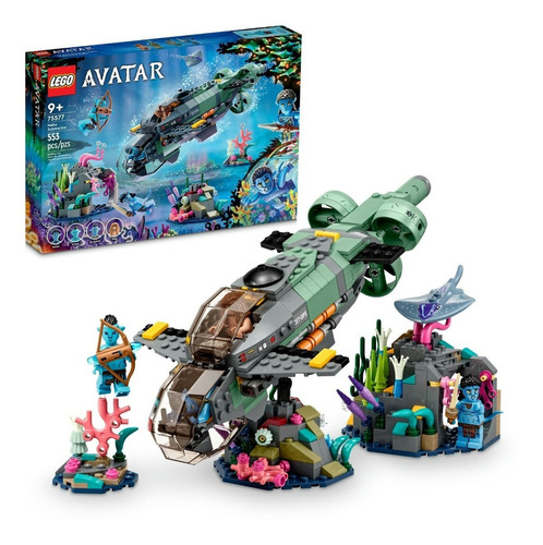 Kit De Construcción Lego Avatar Submarino Mako 75577 553 Piezas 3+