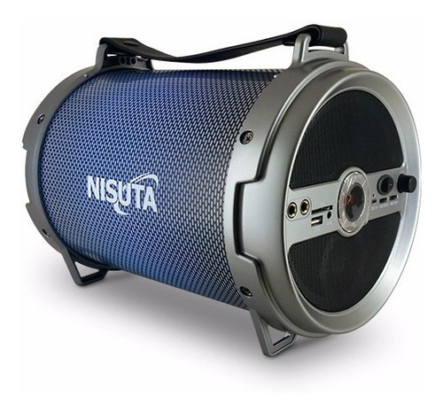 Parlante Portatil Recargable Bluetooth Luz Fm Sd Mic Nisuta