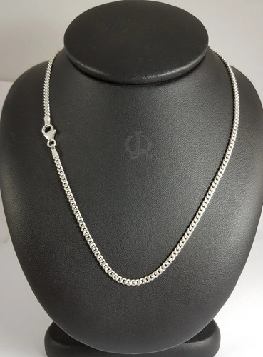 Imagen 2 de 8 de Cadena Plata 925 Groumet 3mm Gruesa Maciza Hombre Garantia
