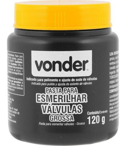 Pasta Para Esmerilhar Valvula 120g Grossa Vonder 1298120001