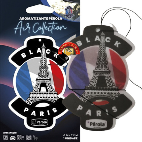 Perola - Air Black Paris Sachê Cheirinho Automotivo