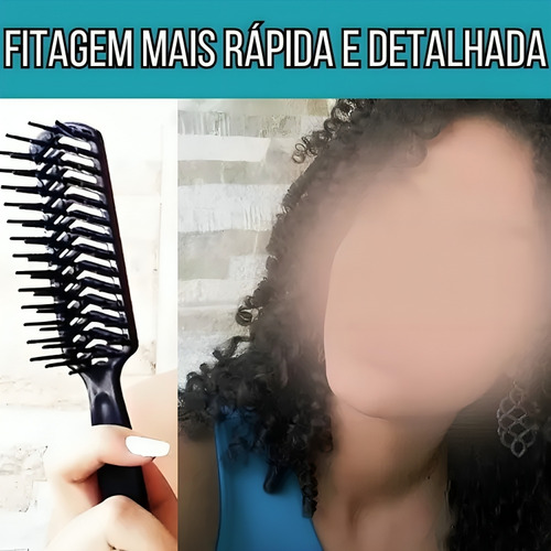 3 Pentes Para Fitagem Cabelo Ondulado Cacheado E Crespo