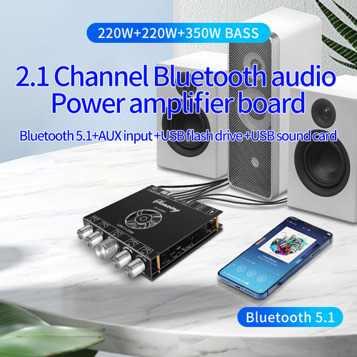 Para Para Para . Placa Amplificadora Bluetooth Ys-s350h 2.1