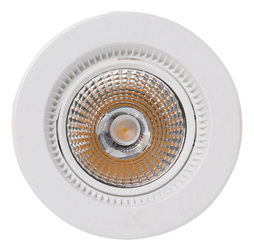 Luminario Tipo Downlight Para Empotrar En Techo Estevez Color Blanco
