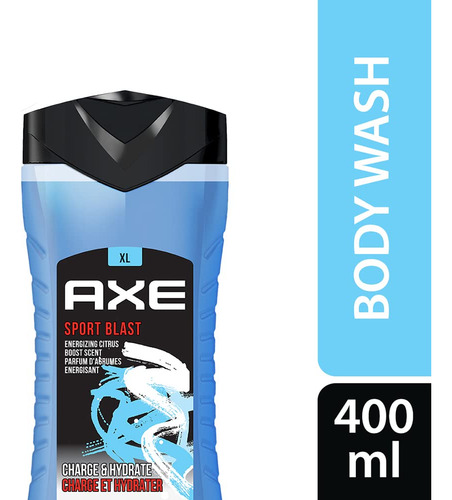 Gel De Ducha Axe Axe Sport Blast 3 In 1 Cuerpo Y Cabello