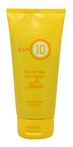 Reparador De Cabello Unisex Five Minute Para Rubias By Its 1