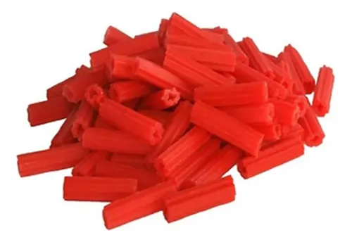 Ramplug Plastico Pared 3/16 Rojo