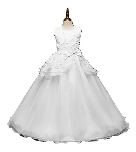 Vestido Ni a Fiesta Cumplea os Primera Comuni n Elegante