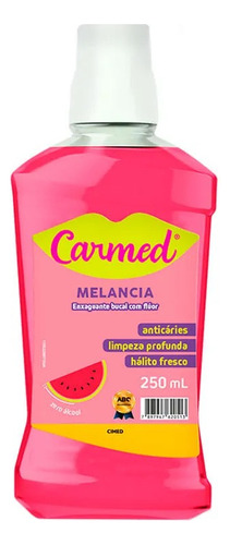 Carmed Melancia Enxaguante Bucal 250ml
