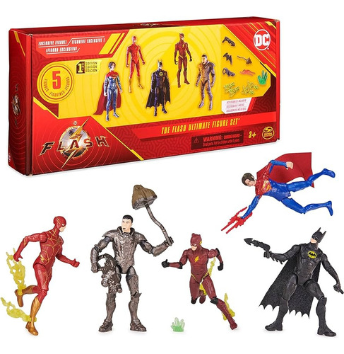 Dc Flash The Flash Ultimate Figure Set 5 Pzas (6065266)