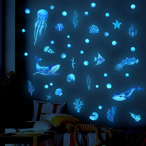 J Pegatinas De Pared Noctilucentes Fluorescentes