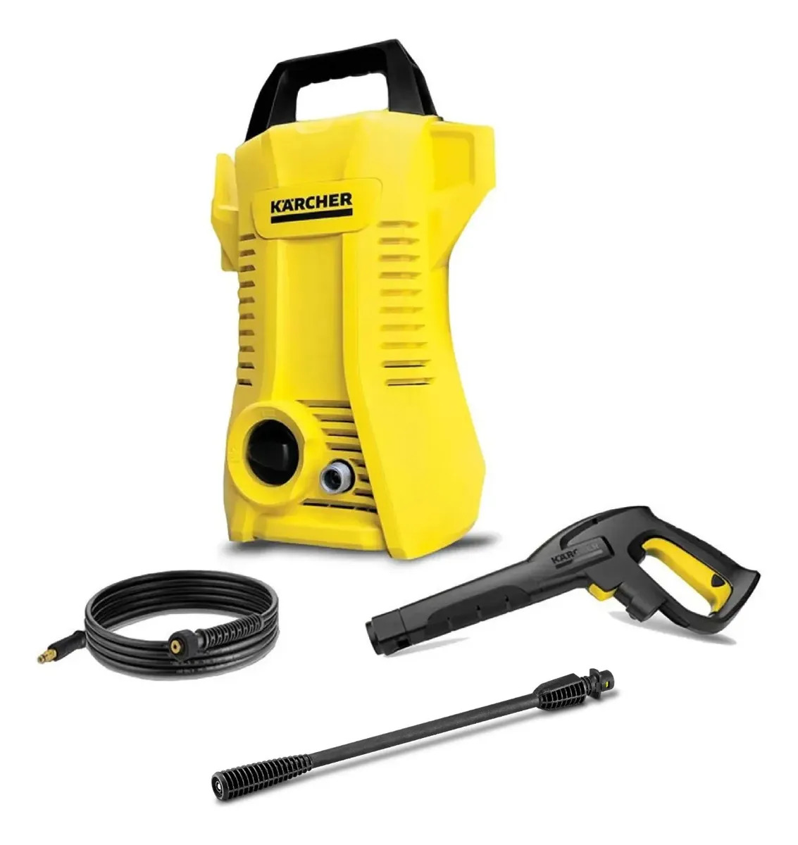 Hidrolavadora eléctrica Kärcher Home & Garden K2 Basic de 1.2kW con 110bar de presión máxima