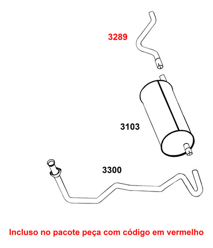 Tubo Descarga Terminal Jeep Willys Cj5 4cc Ano 1975 A 1983