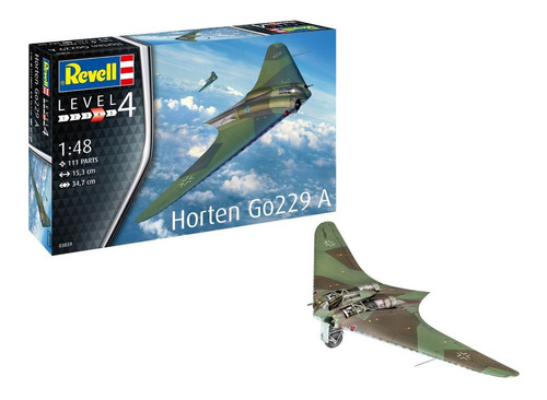 Avión Horten Go229 A 1/48 Model Kit Revell
