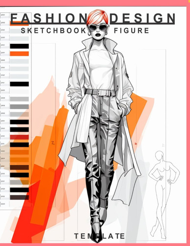 Libro: Fashion Design Sketchbook Figure Template: Sketch Qui