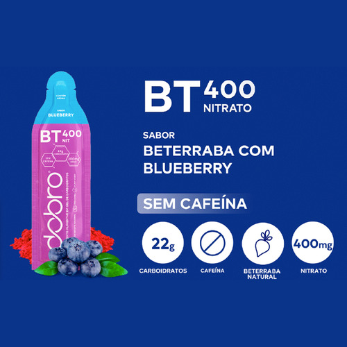 Bt400 Nit Carboidrato Em Gel Com Magnésio Sem Cafeína Dobro