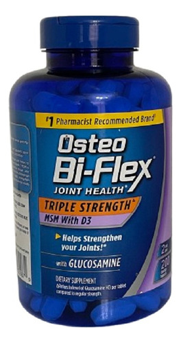 Osteo Bi-flex Triple Strength Msm With D3 200 Tab Puritans