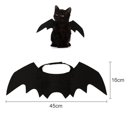 Para Disfraz De Murciélago De Gato, Alas De Murciélago De