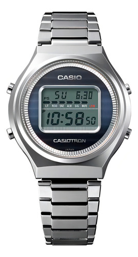 Relógio Casio TRN-50-2a masculino em aço prateado