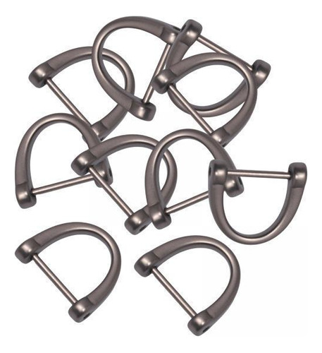2 X 10 Uds. Hebillas De De Aro De Aleación De Zinc