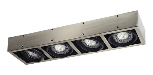 Aplique Plafon Box Cardanico 4 Luces Lampara Ar111 Led 48w