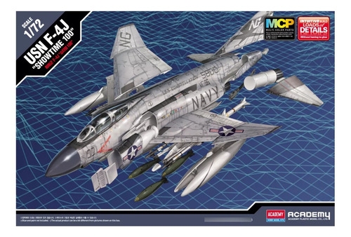 Us Navy Mcdonnell Douglas F-4j Phantom Ii 1/72 Academy 12515