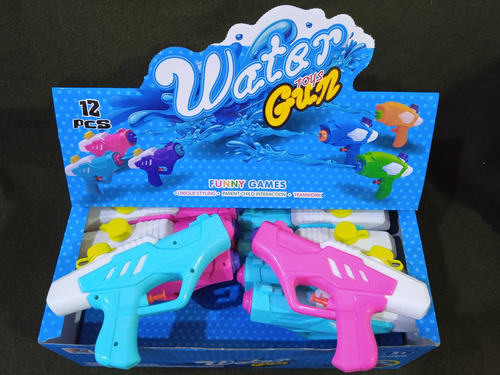 Pistolas De Agua Pack 12 Unidades 