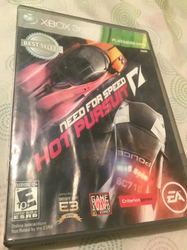 Need For Speed Hot Pursuit Para X Box 360 (Usado)