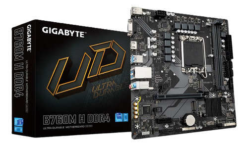 Tarjeta Madre Gigabyte B760m H Ddr4 S-1700 4x Ddr5 7600mhz