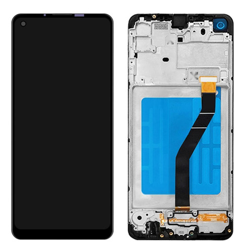 Qw Pantalla Táctil Lcd Con Marco Para Samsung Galaxy A21