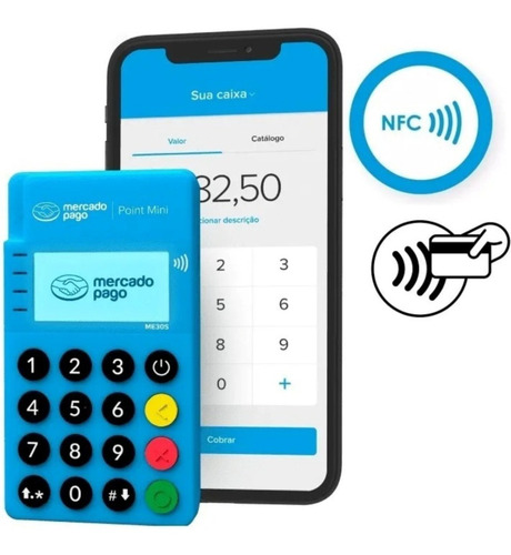Imagem 1 de 5 de Máquina Do Mercado Pago App Grátis Venda Seguro Maquininha
