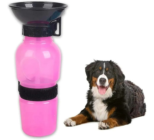 Bebedero Botella Agua Mascota Perros Gatos Taza Paseo 500ml