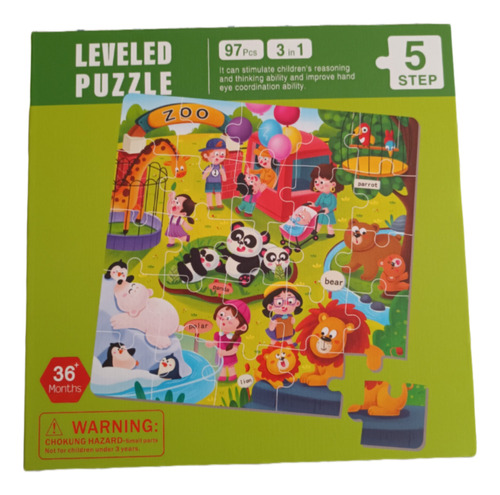 Libro Puzzle Rompecabezas Magnético Plegable Para Niños