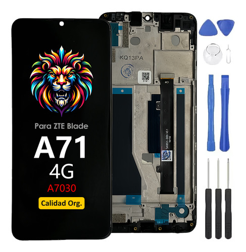 Pantalla Display Lcd Con Marco Para Zte Blade A71 A7030